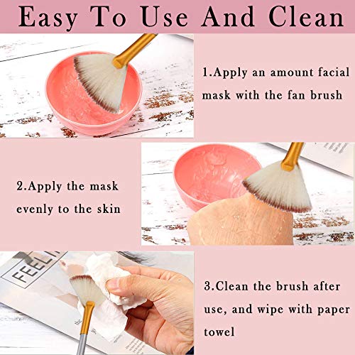 JewelryWe 2-Pack Fan Masks for Glycolic Peel/Masques