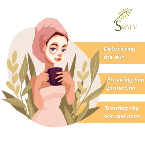 SVATV Kaolin White Clay: Natural Mud Mask for All