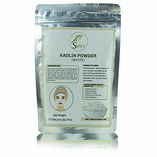 SVATV Kaolin White Clay: Natural Mud Mask for All