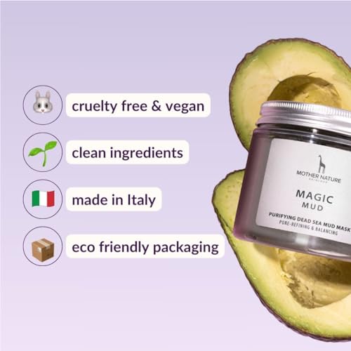 Dead Sea Mud Mask with White Clay - Vegan Cosmetics
