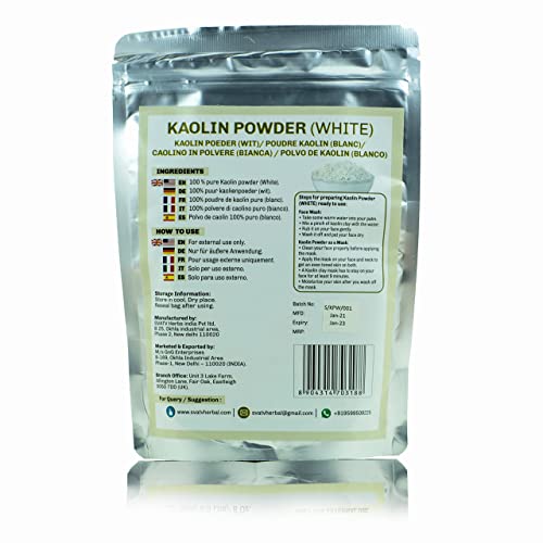 SVATV Kaolin White Clay: Natural Mud Mask for All