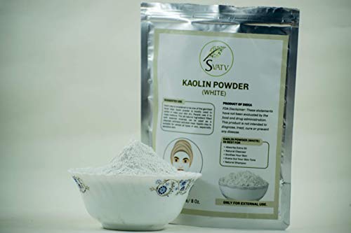 SVATV Kaolin White Clay: Natural Mud Mask for All
