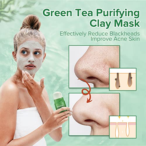 Green Tea Cleansing Mud Mask Stick (1PCS)