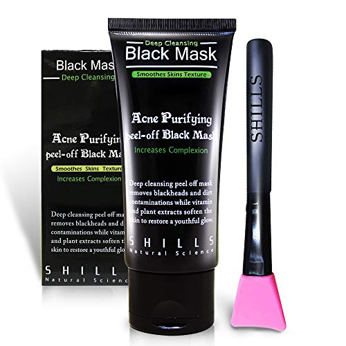 SHILLS Charcoal Black Mask with Brush