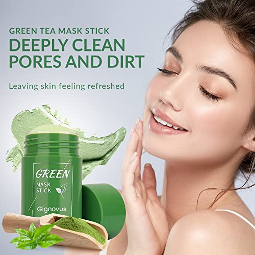 Green Tea Mud Mask Stick for All Skin Types (2 Packs)