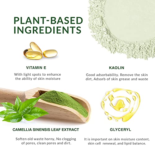 Green Tea Mud Mask Stick for All Skin Types (2 Packs)