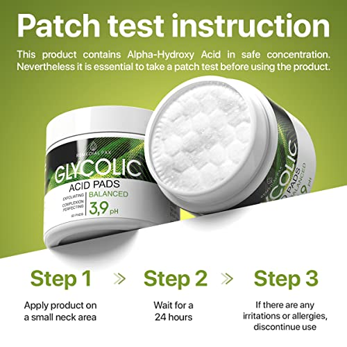 Glycolic Acid Resurfacing Facial Pads - 60 Pre-Moistened