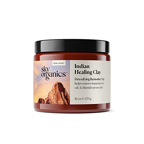 Indian Healing Clay for Detoxification, 16 Oz