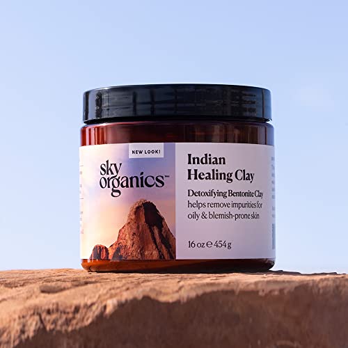 Indian Healing Clay for Detoxification, 16 Oz
