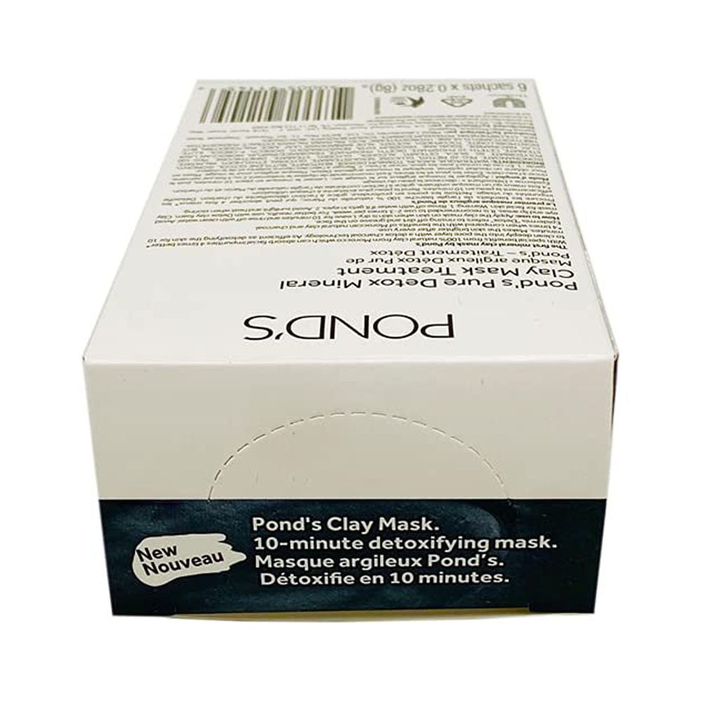 Pond's Pure Detox Mineral Clay Mask - 6 Sachets