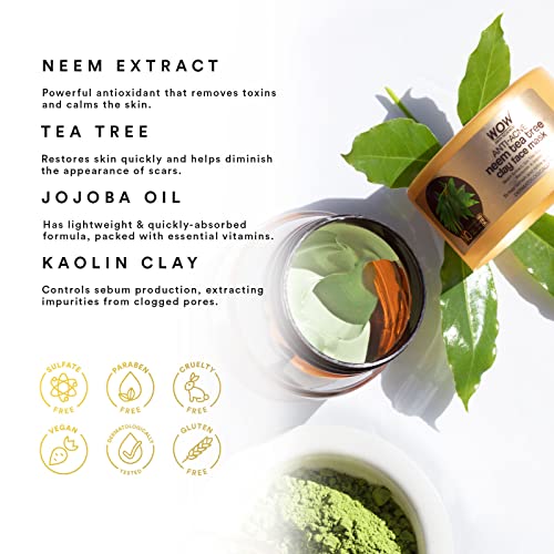 Anti-Acne Mud Mask with Tea Tree & Neem