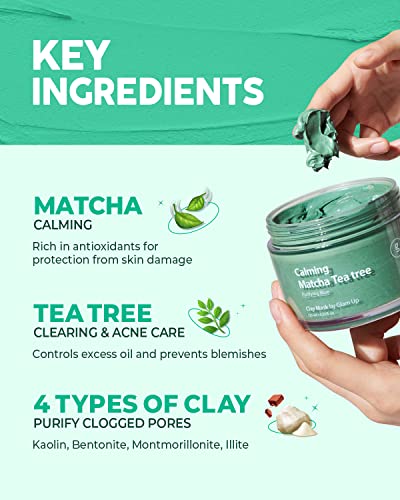 Matcha Tea Tree Clay Mask - Acne Treatment