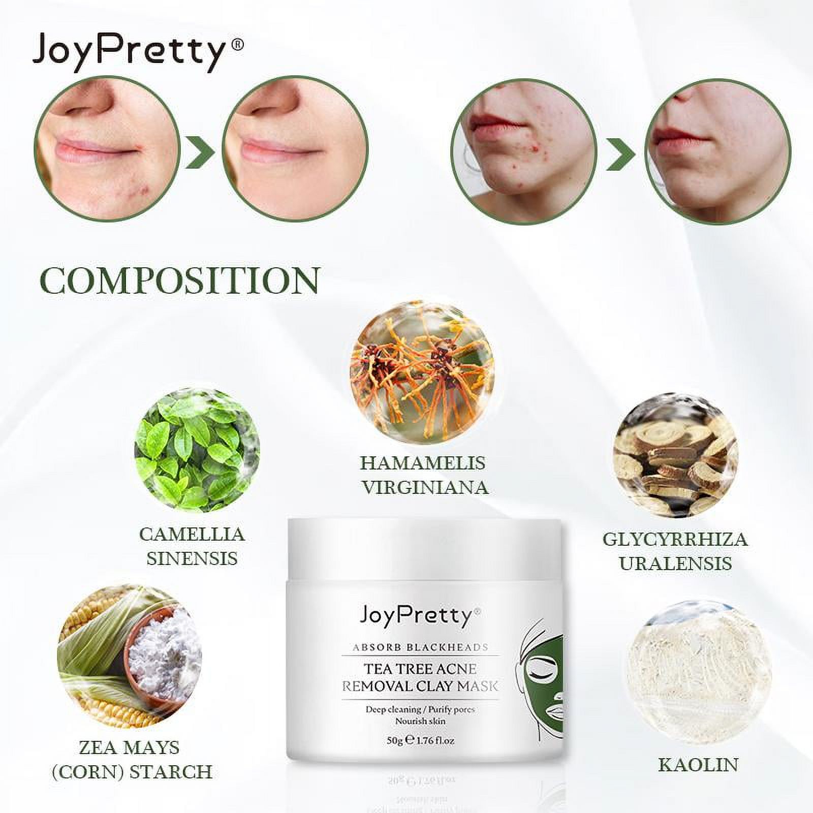 Tea Tree Acne Removal Clay Mask