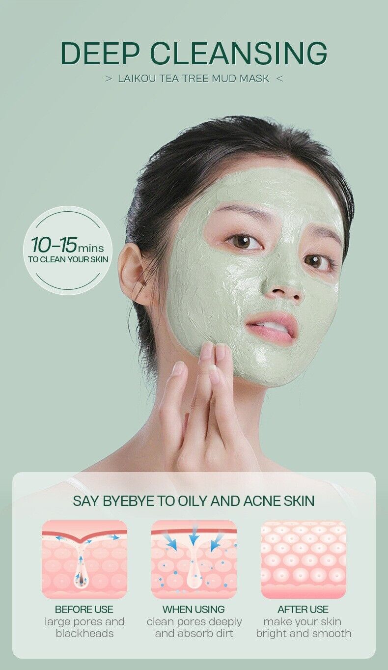 Tea Tree Mud Mask for Deep Cleansing