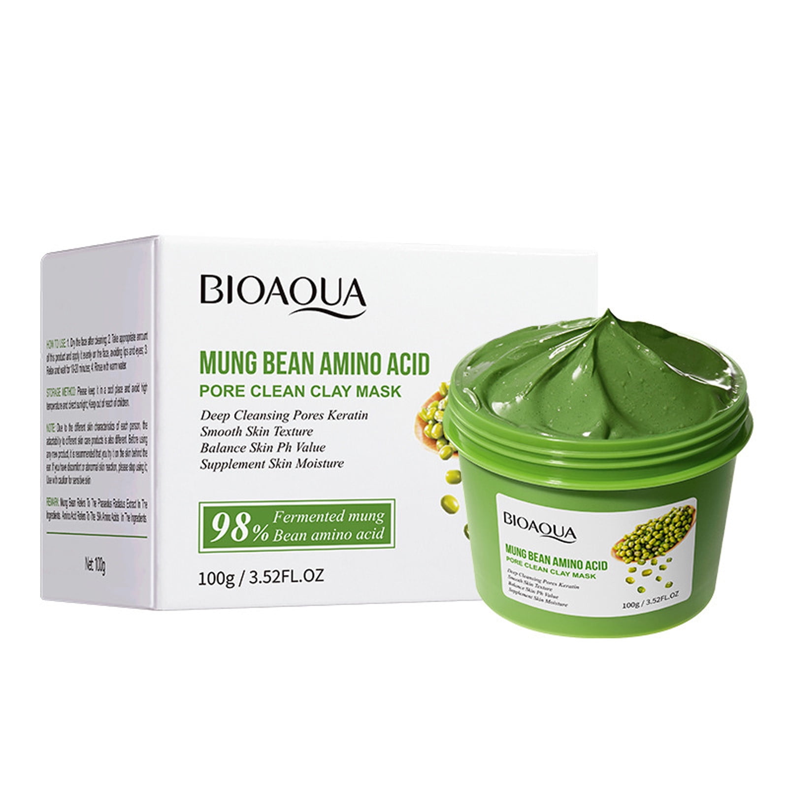 100G Amino-Acid Mud Mask for Pore Cleansing