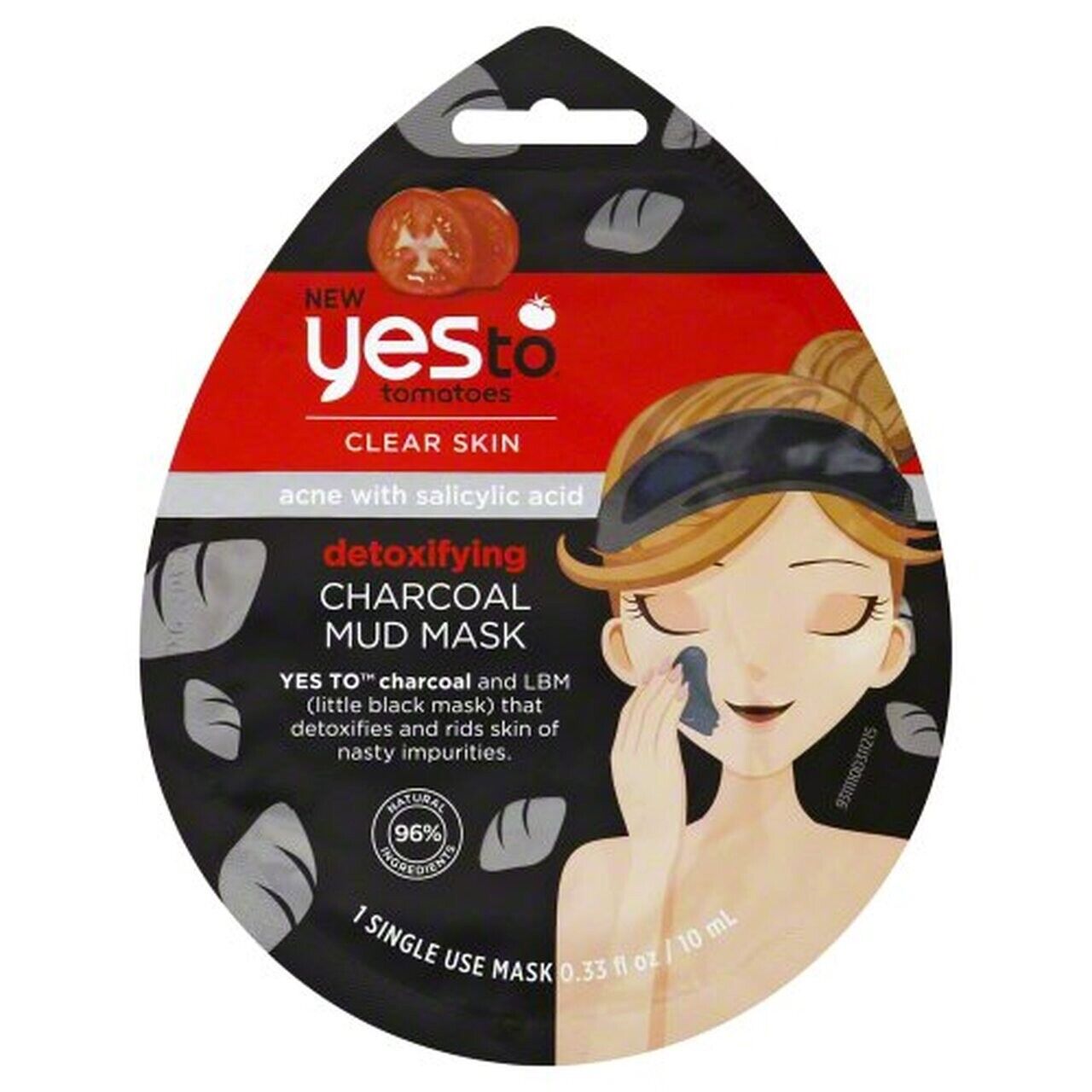 Tomatoes Detoxifying Charcoal Mud Mask (3pk)