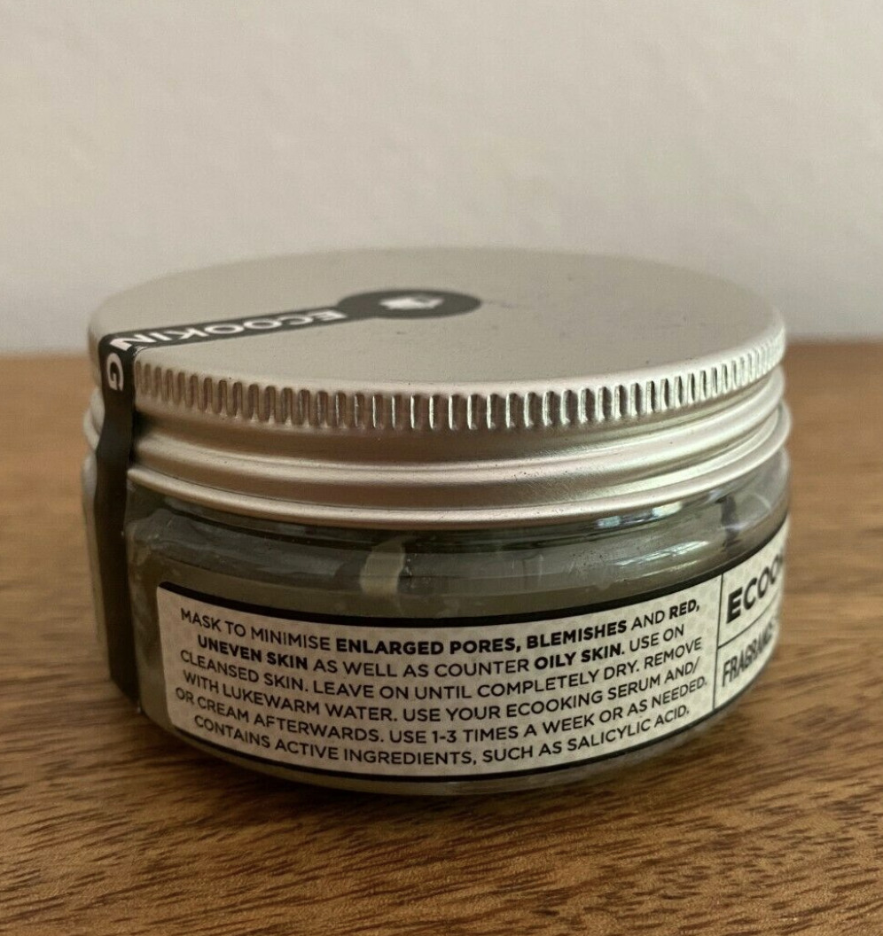 Freshly Sealed ECOOKING Clay Mask with Salicylic Acid