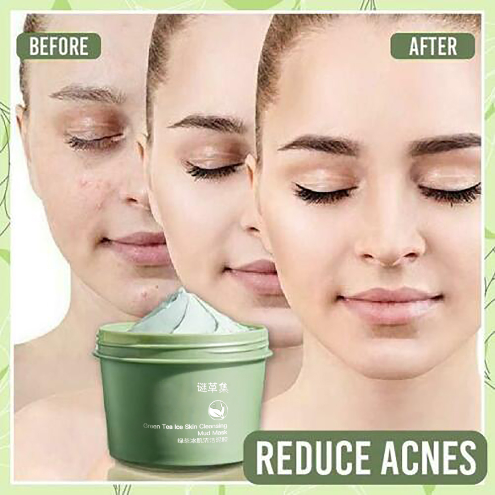 Green Tea Whitening Mud Mask by QWANG