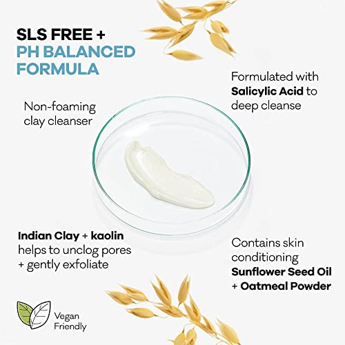 Indian Bentonite Clay Cleanser with Salicylic Acid