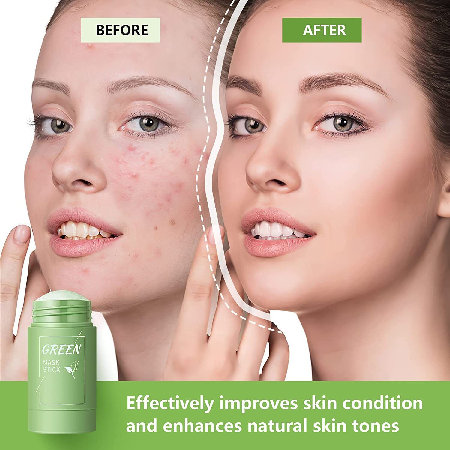 Green Tea Clay Stick Mask for Deep Cleaning