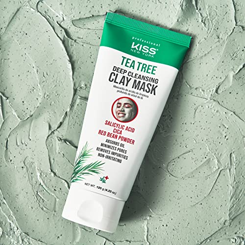 Kiss NY Tea Tree Clay Mask - 4.23 oz