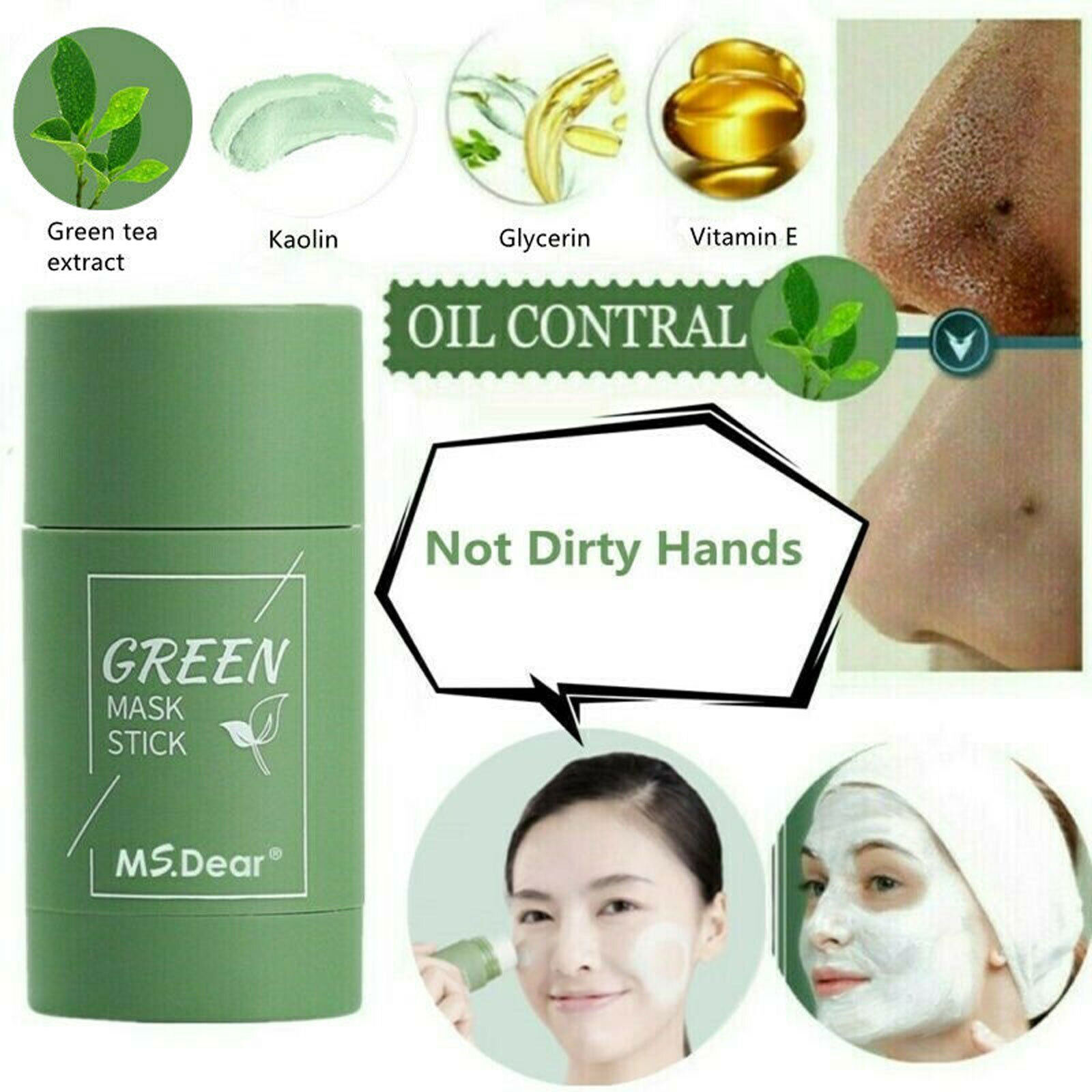 Purifying Green Tea Mud Mask Stick