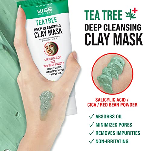 Kiss NY Tea Tree Clay Mask - 4.23 oz