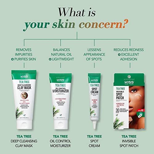 Kiss NY Tea Tree Clay Mask - 4.23 oz