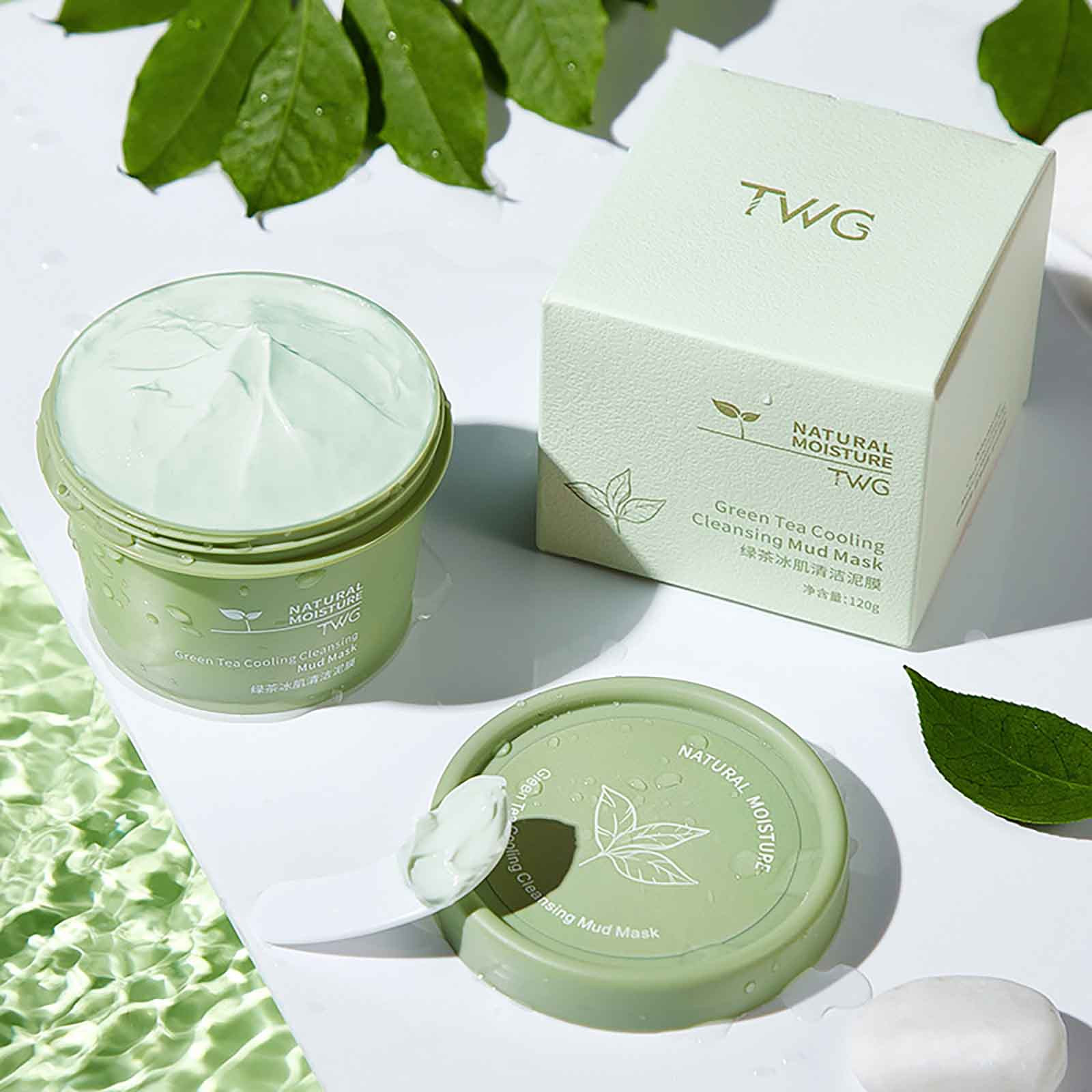 Green Tea Mud Mask - Moisturizing, Cleansing, Hydrating