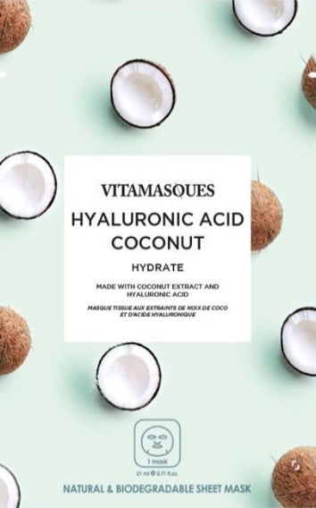 Coconut Hydrating Face Mask with Hyaluronic Acid