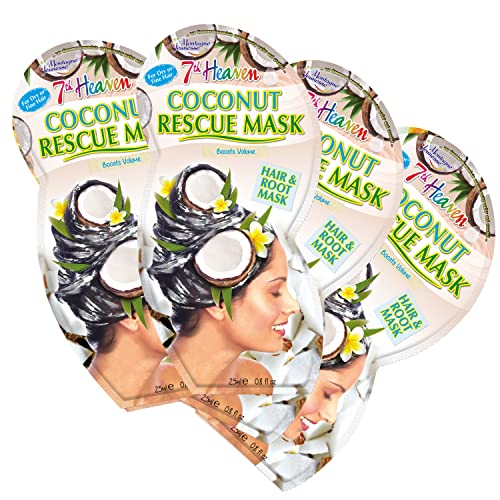 Coconut Hair & Root Rescue Mud Masks (4 Pack)