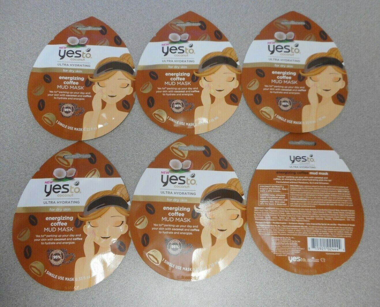 6-Pack Yes to Coconuts Mud Mask