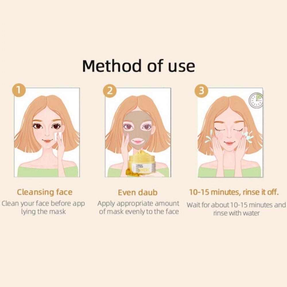 Turmeric Clay Facial Mask 120g