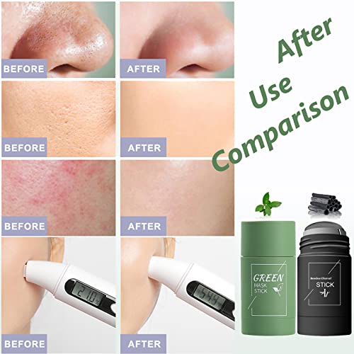 Green Tea & Bamboo Charcoal Mud Mask Set