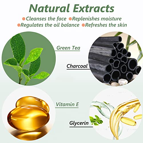 Green Tea & Bamboo Charcoal Mud Mask Set