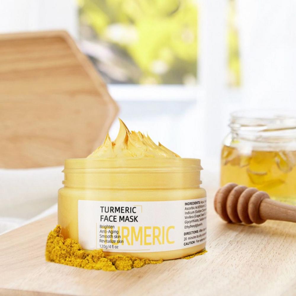 Turmeric Clay Mud Mask with Kaolin & Vitamin C