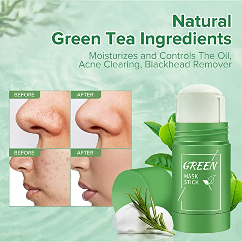 Green Tea Mud Stick Mask, Deep Cleansing & Purifying
