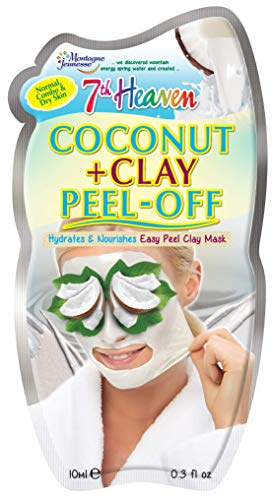 7th Heaven Coconut Clay Peel-Off Mask for Hydration