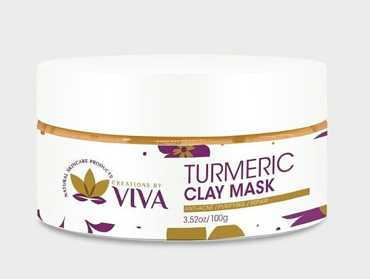 Turmeric Clay Acne Exfoliant with Vitamin C