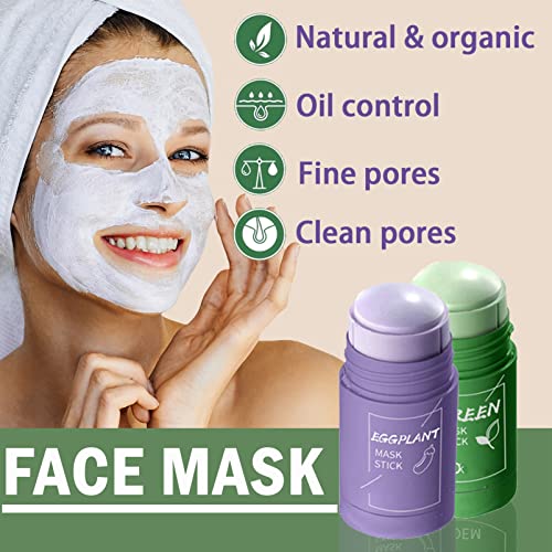 Green Tea & Eggplant Purifying Mud Mask Stick Set
