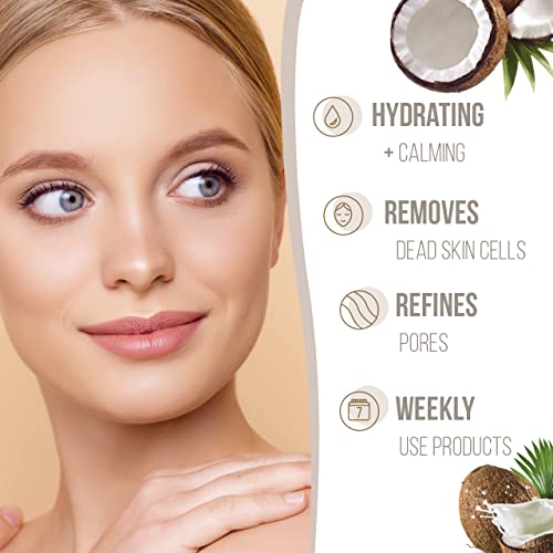 7th Heaven Coconut Clay Peel-Off Mask for Hydration