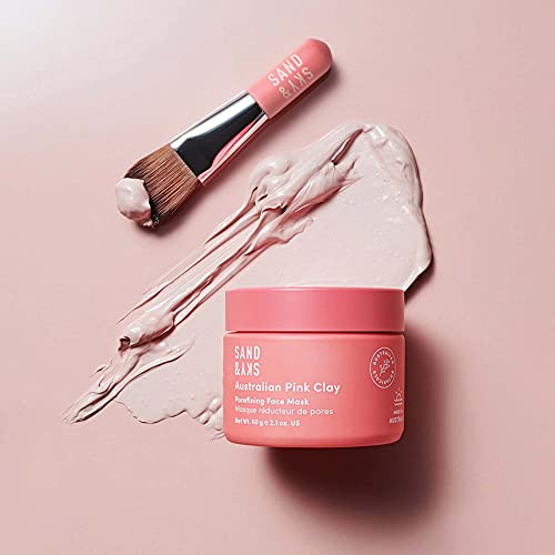 Australian Pink Clay Mask & Brush Set