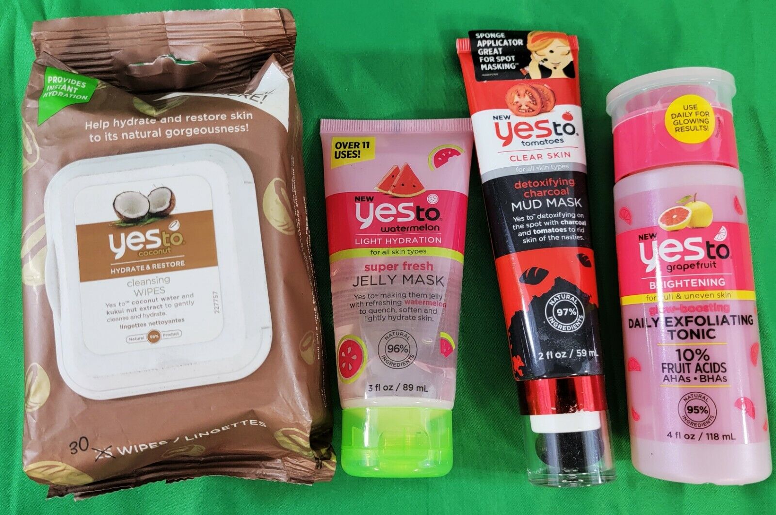 Coconut Watermelon Mud Mask Set - 4pcs