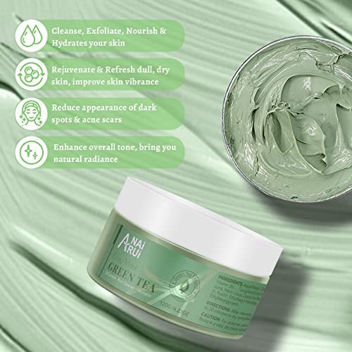 Green Tea Mud Mask for Deep Pore Cleansing