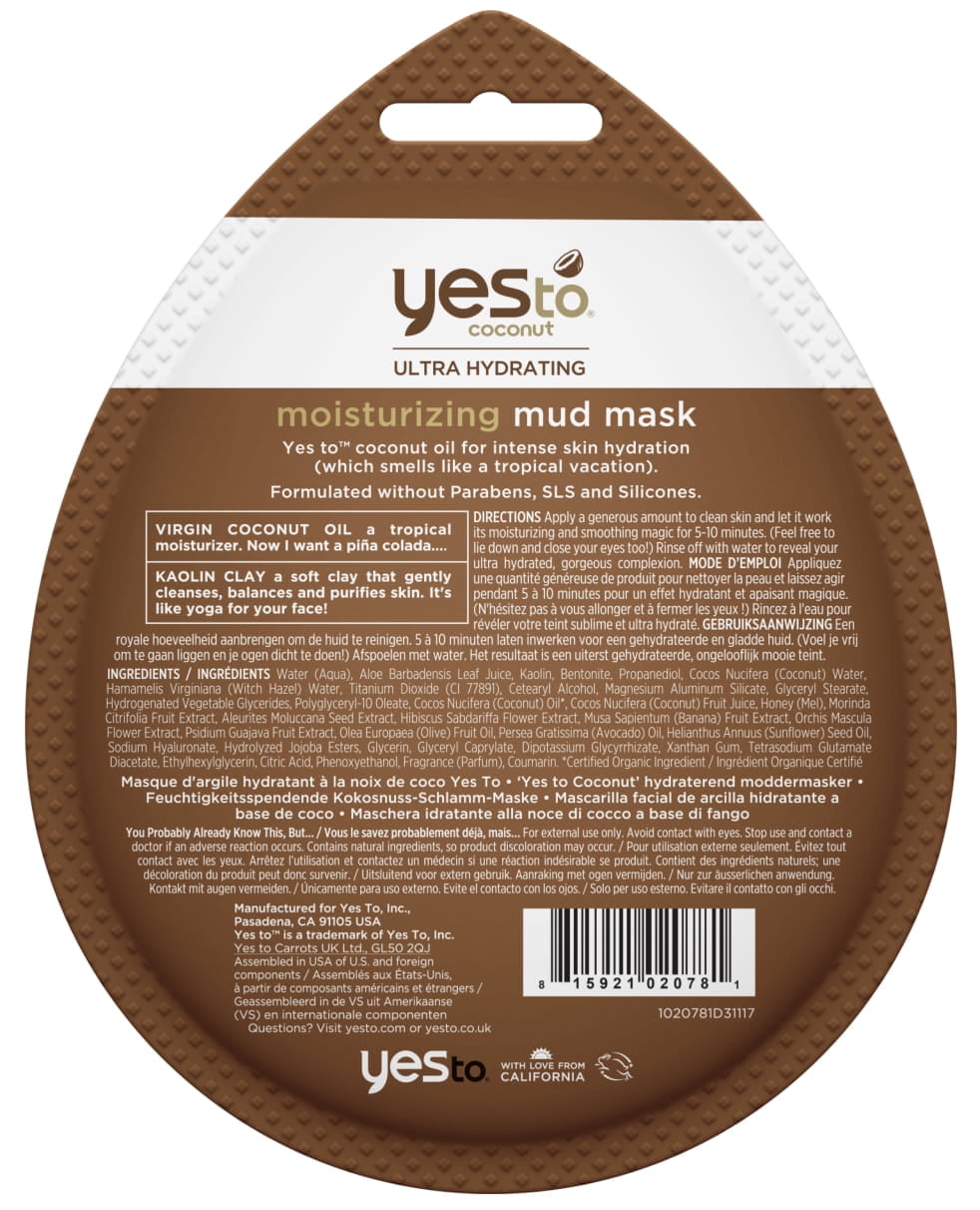 Coconut Mud Face Mask - Single Use