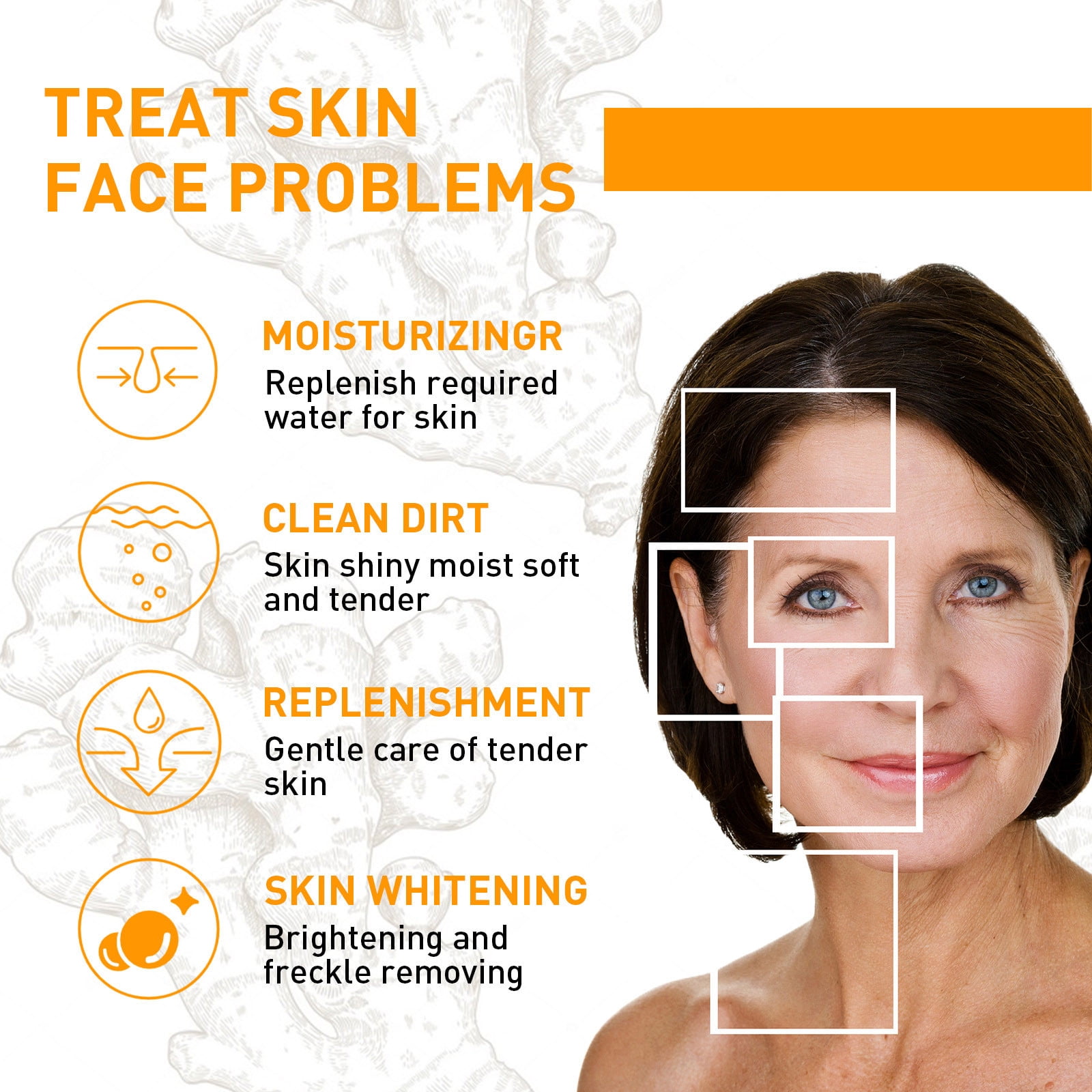 Turmeric Skin Care Set with Mud Mask