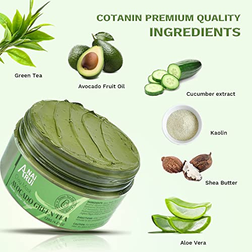 Green Tea Avocado Matcha Clay Mask - 120g