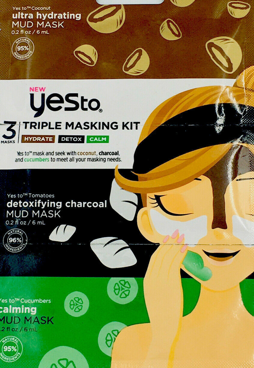 Yes to 3 Mud Mask Triple Kit