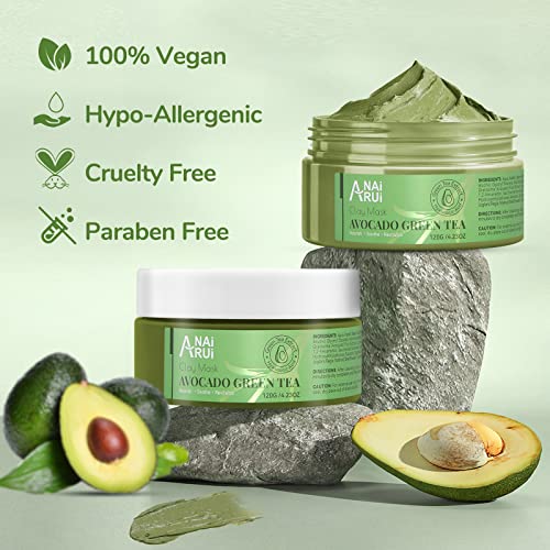 Green Tea Avocado Matcha Clay Mask - 120g