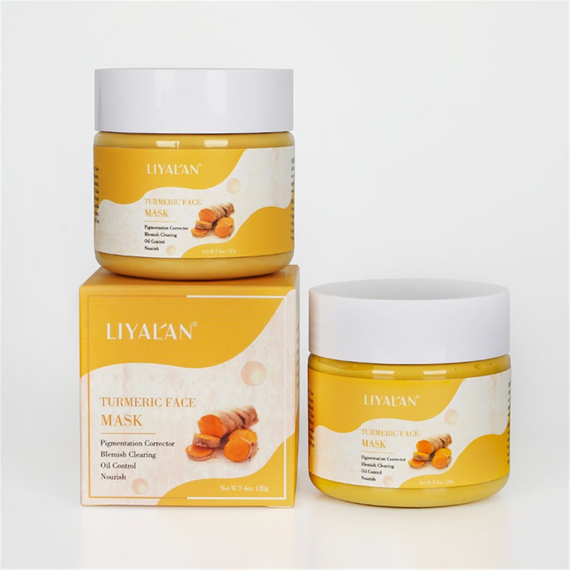 LIYAL'AN Turmeric Clay Mask for Sensitive Skin